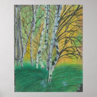 Hand Painted Art Print Wall MURAL Poster Painting