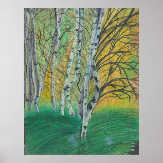 Hand Painted Art Print Wall MURAL Poster Painting (Front)