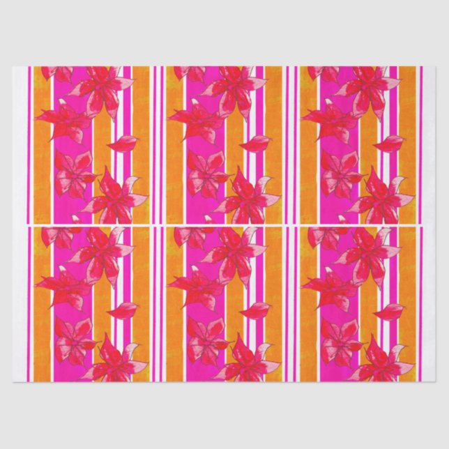 HAND PAINTED BIRTHDAY TISSUE PAPER (Front)