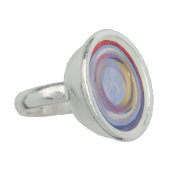 Hand Painted Bubble Ring (Side)