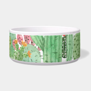 Hand Painted Cactus: Desert Green Bowl