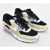 Hand Painted Camo Nike Air Max 90 Running Shoes (Front Right)