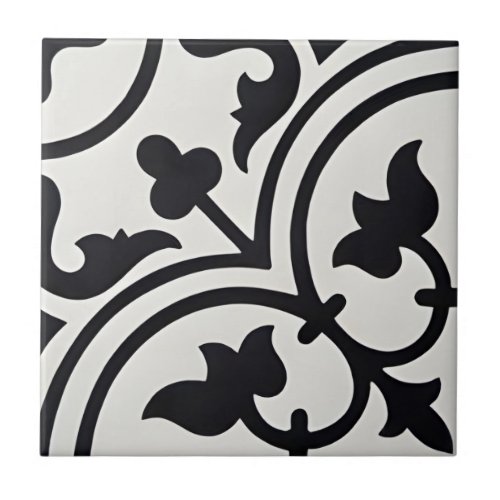 hand painted ceramic modern floral pattern tiles