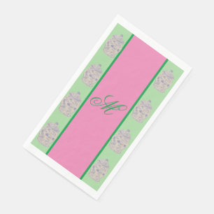 Hand Painted Chinoiserie Ginger jar jars Paper Guest Towels