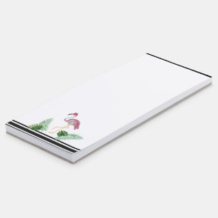 Hand Painted Flamingo flamingos Notepad