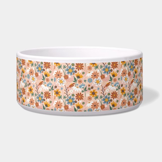 Hand Painted Floral Pattern-23136 Bowl (Front)