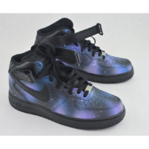Hand Painted Galaxy Nike Air Force 1 