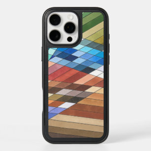 Hand Painted Geometric Abstract Pattern iPhone 16 Pro Max Case