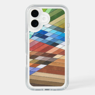 Hand Painted Geometric Abstract Pattern iPhone 16 Case