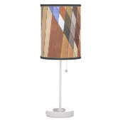 Hand Painted Geometric Abstract Pattern Table Lamp (Left)
