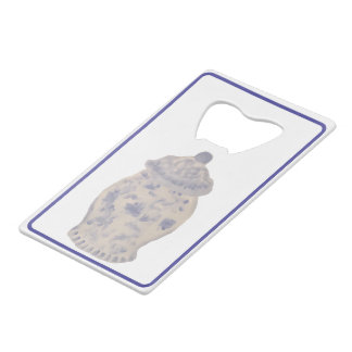 Hand Painted Ginger Jar Credit Card Bottle Opener