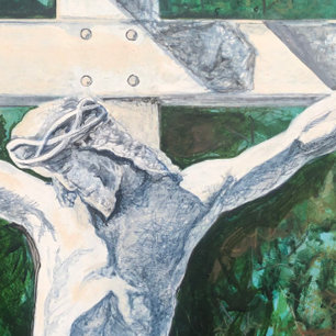 Hand Painted 'HE IS RISEN'  T-Shirt