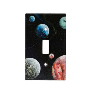 Hand-painted light switch cover