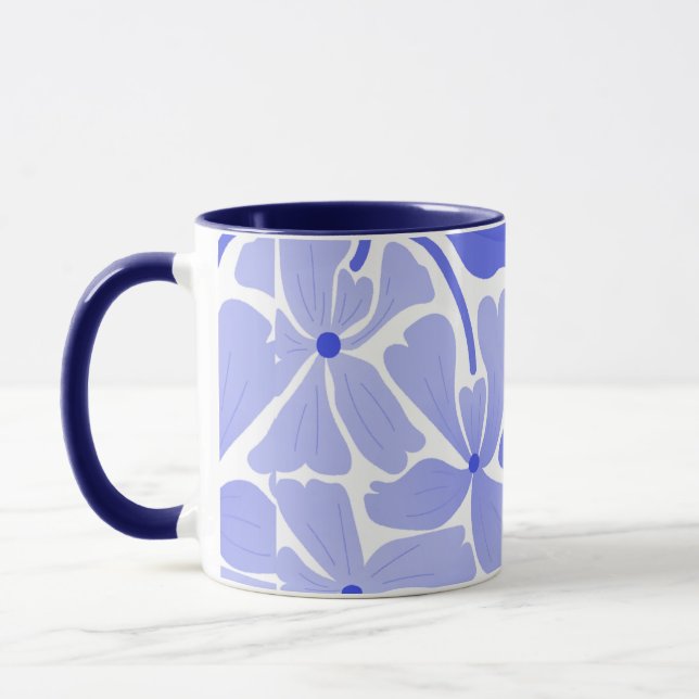 Hand Painted Mug With Aesthetic Design (Left)