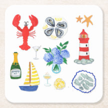 Hand Painted Nantucket Themed