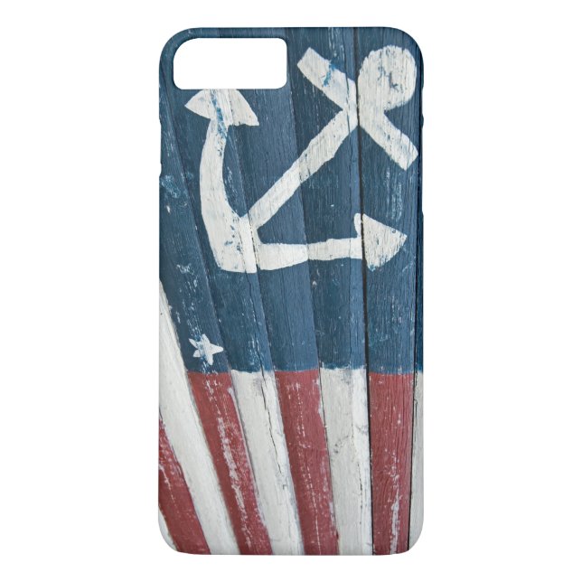 Hand Painted Nautical Flag Case-Mate iPhone Case (Back)