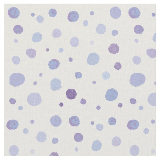 hand painted polka dot fabric