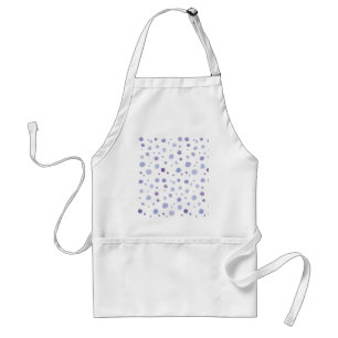 hand painted polka dots adult apron