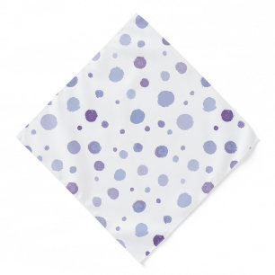 hand painted polka dots bandana