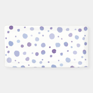 hand painted polka dots banner