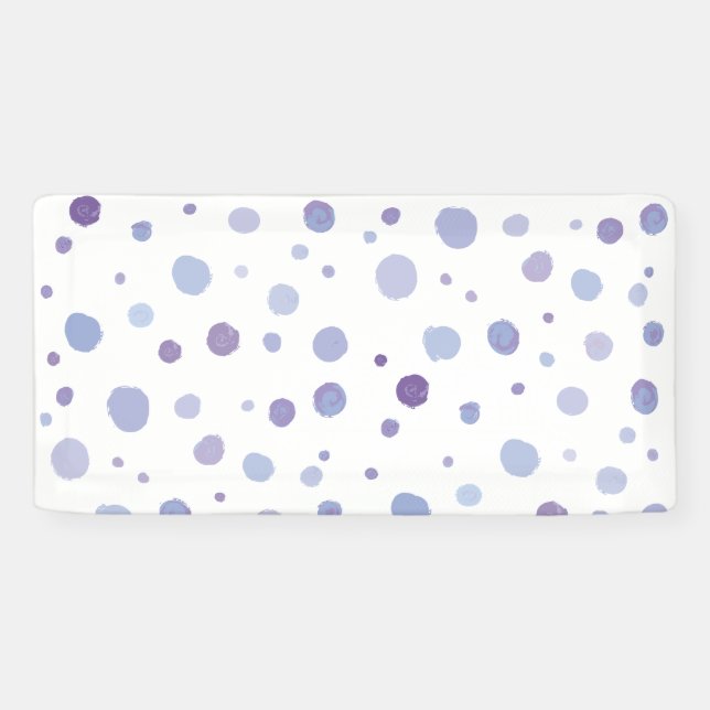 hand painted polka dots banner (Horizontal)