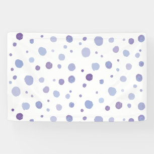 hand painted polka dots banner