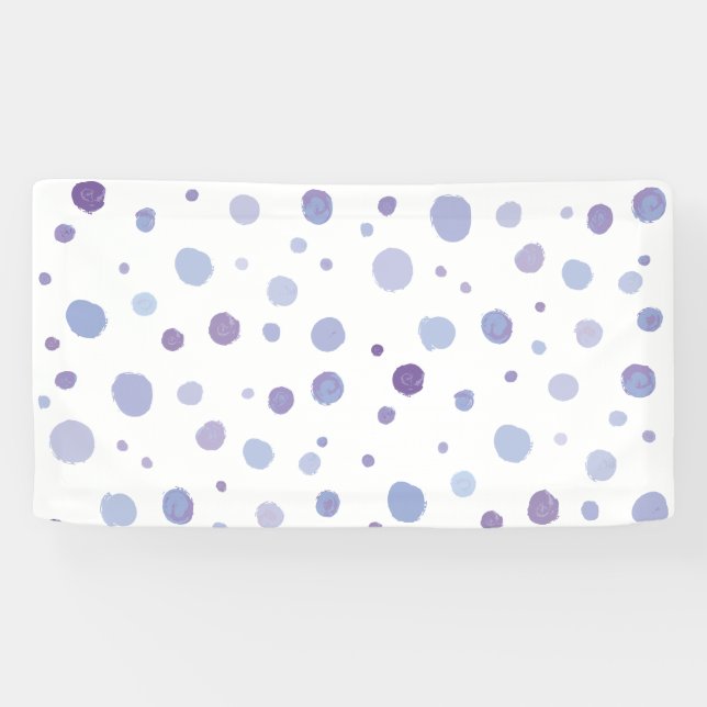 hand painted polka dots banner (Horizontal)