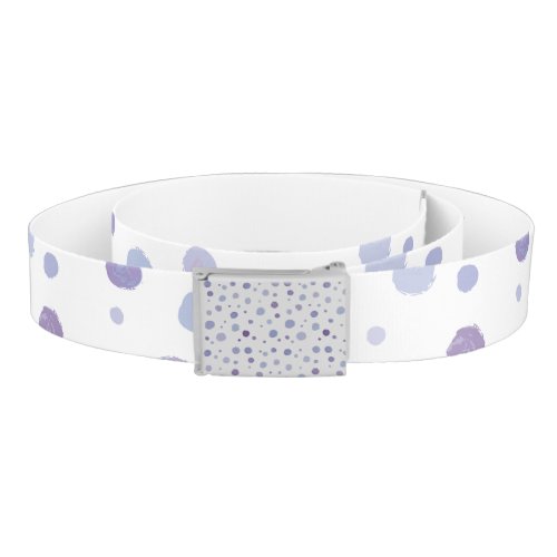 hand painted polka dots belt