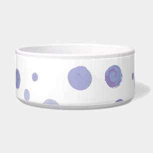 hand painted polka dots bowl
