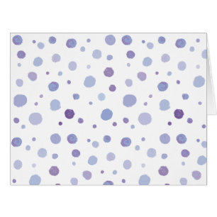 hand painted polka dots cards