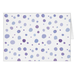 hand painted polka dots cards