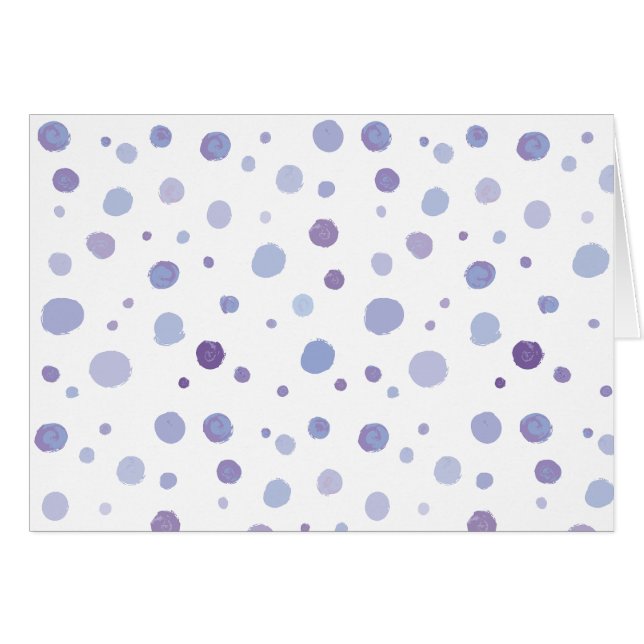 hand painted polka dots cards (Front Horizontal)