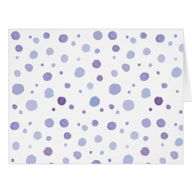 hand painted polka dots cards (Front Horizontal)