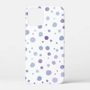 hand painted polka dots iPhone 12 mini case