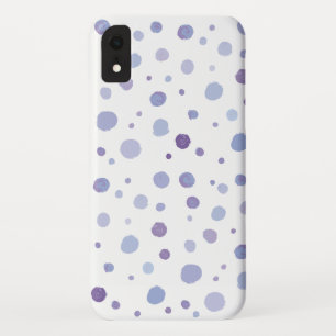 hand painted polka dots iPhone XR case