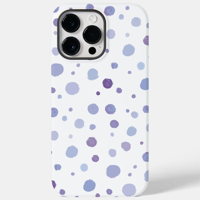 hand painted polka dots Case-Mate iPhone case (Back)