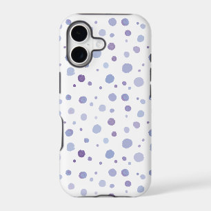 hand painted polka dots iPhone 17 case