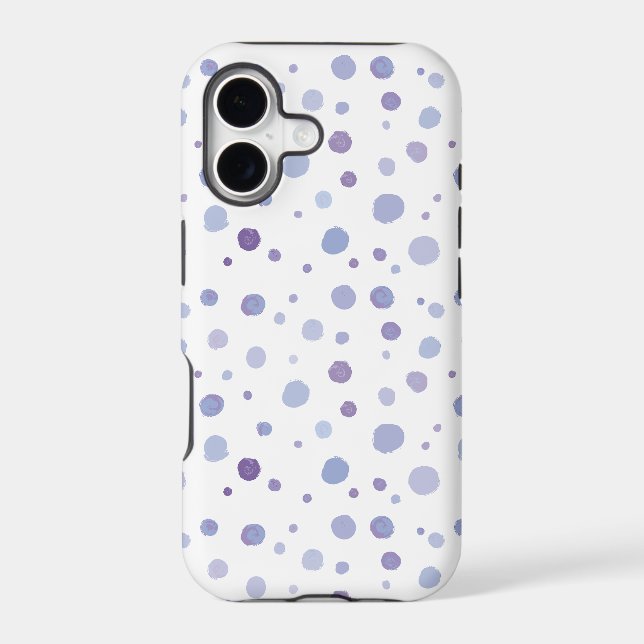 hand painted polka dots Case-Mate iPhone case (Back)