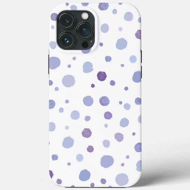 hand painted polka dots Case-Mate iPhone case (Back)