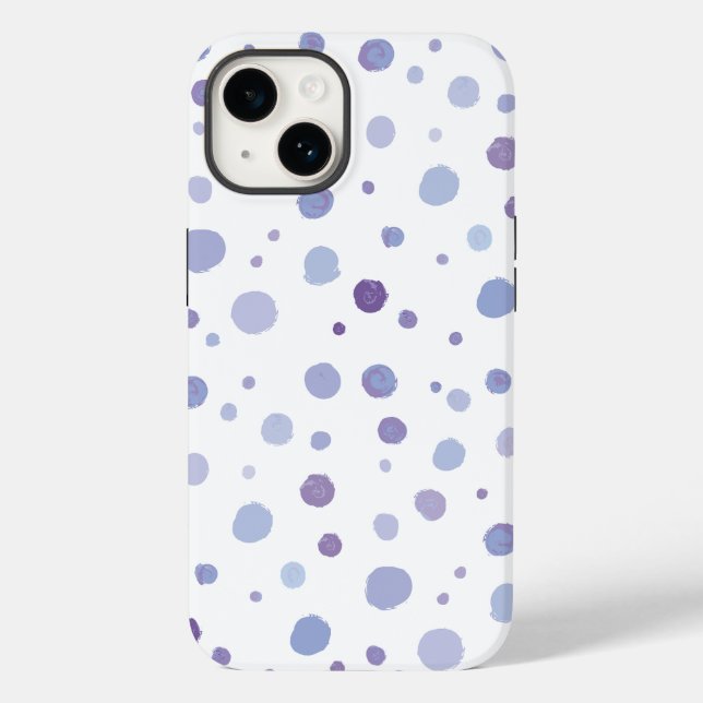 hand painted polka dots Case-Mate iPhone case (Back)