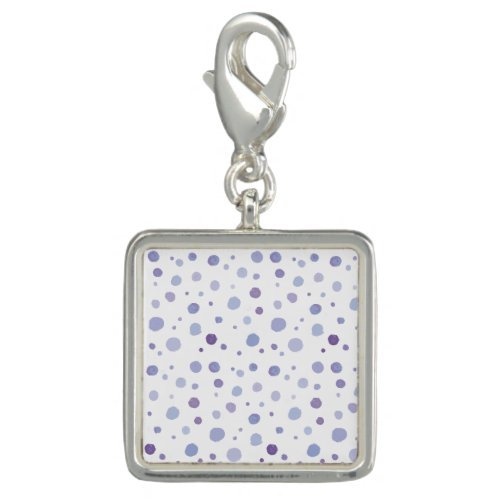 hand painted polka dots charm