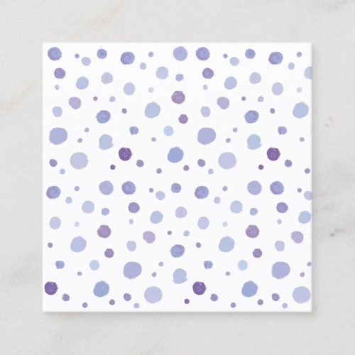 hand painted polka dots discount card