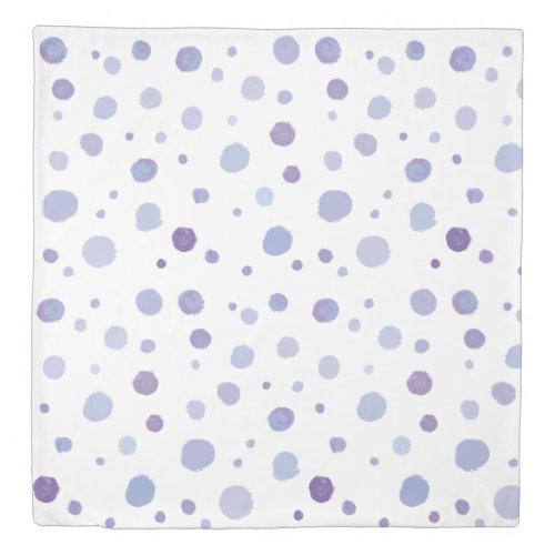 hand painted polka dots duvet cover