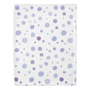 hand painted polka dots duvet cover