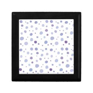hand painted polka dots gift box