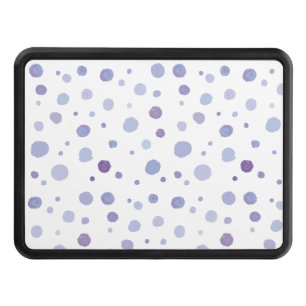 hand painted polka dots hitch cover