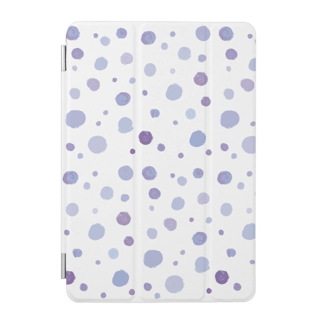 hand painted polka dots iPad mini cover (Front)