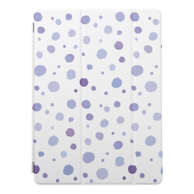 hand painted polka dots iPad pro cover (Front)