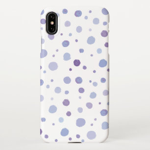 hand painted polka dots iPhone XS max case