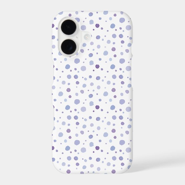 hand painted polka dots iPhone case (Back)